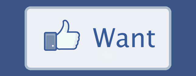 Facebook sempre più commerciale con il tasto "Want"
