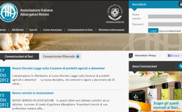 Nuovo portale istituzionale per AIA Rimini