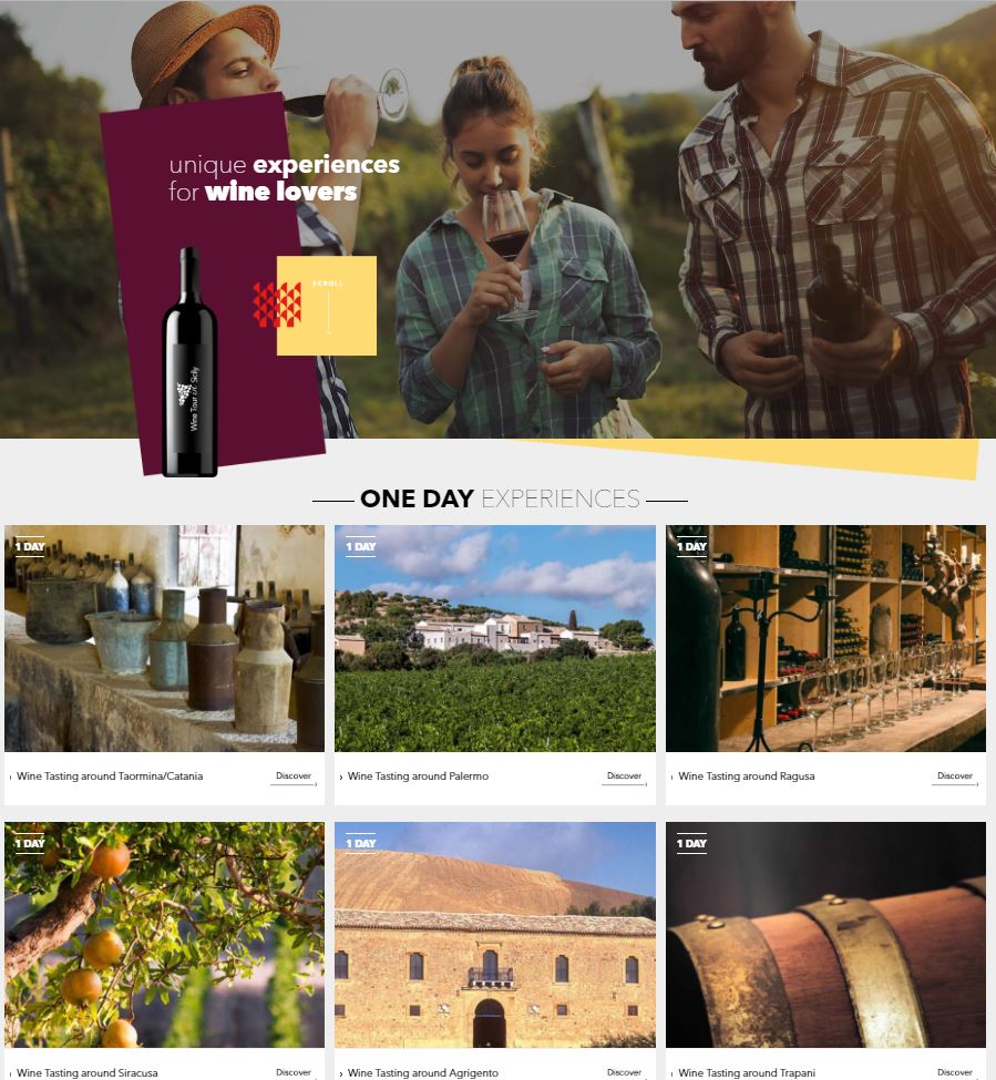 Vino e territorio: il caso studio del sito di Wine Tour in Sicily 1